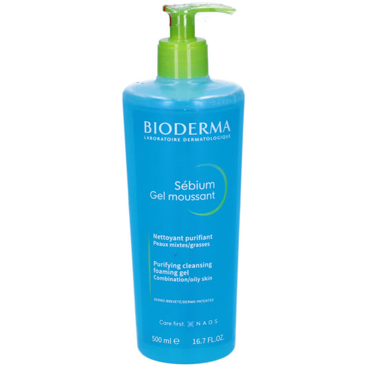 BIODERMA SEBIUM GEL MOUSSANT 500ML - Gel purificante 500ml