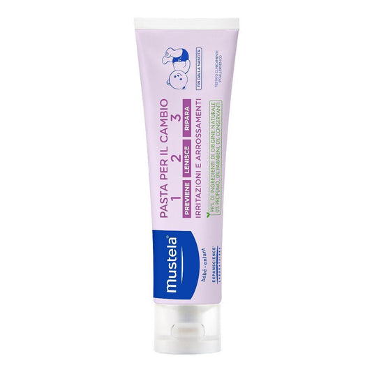 MUSTELA Pasta per il Cambio 1-2-3 Crema Prevenzione e Trattamento Arrossamenti 150ml