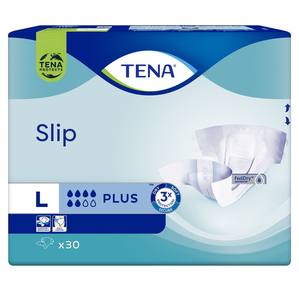 TENA SLIP PLUS LARGE 30 PEZZI SIZE L