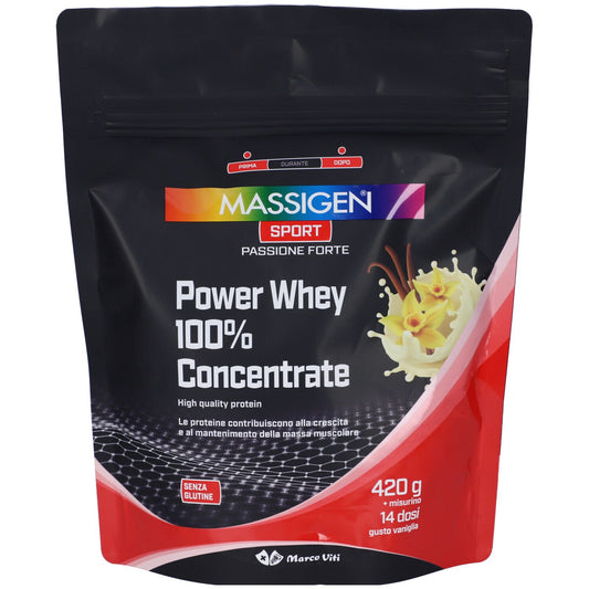 MASSIGEN SPORT PROTEINE 100% CONCENTRATE - GUSTO VANIGLIA