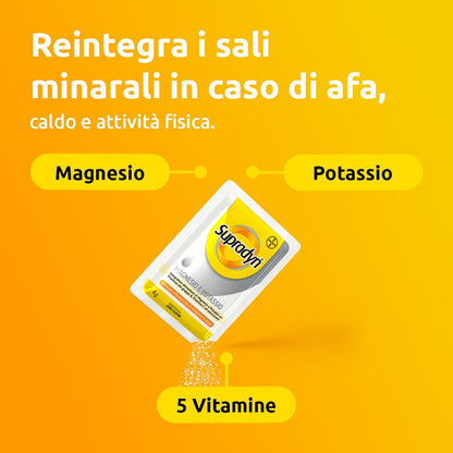 Supradyn Magnesio e Potassio Integratore 24 Bustine Effervescenti + BORSA FRIGO OMAGGIO