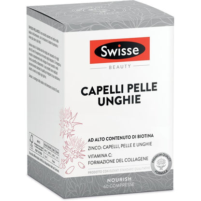 SWISSE INTEGRTORI CAPELLI PELLE E UNGHIE 1+1 120 compresse