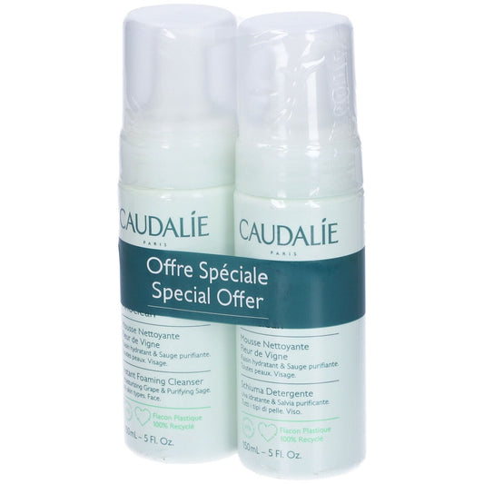 CAUDALIE VCLEAN DUO MOUSSE SCHIUMA DETERGENTE 300ml