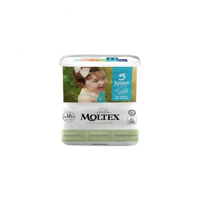 Moltex Pure & Nature Pannolini Junior Taglia 5 11-25 Kg