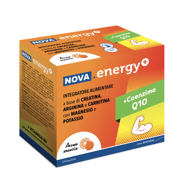 NOVA ENERGY MAGNESIO POTASSIO ARGININA CARNITINA 24 BUSTINE