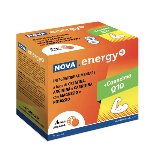 NOVA ENERGY MAGNESIO POTASSIO ARGININA CARNITINA 24 BUSTINE