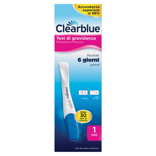 CLEARBLUE TEST GRAVIDANZA PRECOCE EARLY - RISULTATI 6 GIORNI PRIMA