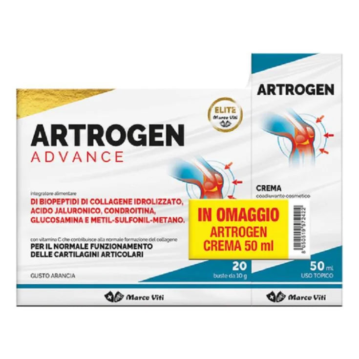 Artrogen Advance Integratore + Artrogen Crema OMAGGIO Marco Viti