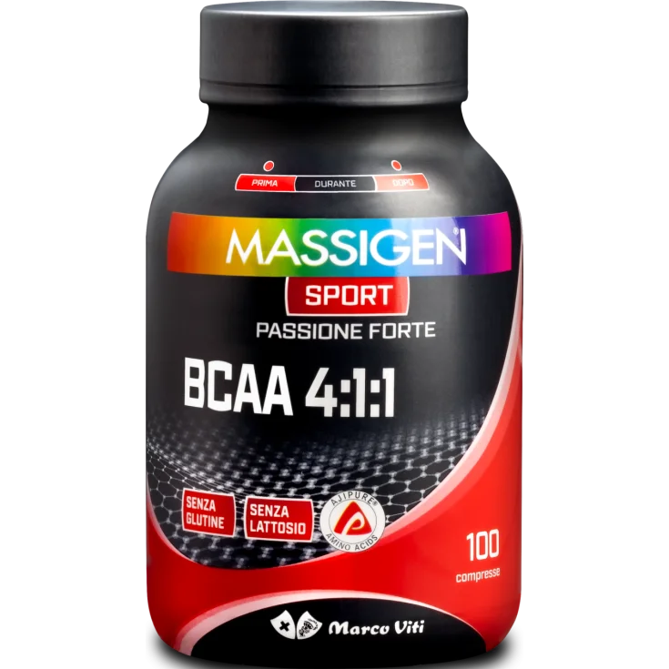MASSIGEN SPORT BCAA 4:1:1 AMMINOACIDI - 100 CAPSULE