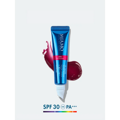 MIAMO LIP GLOSS BERRY 15ML - Idratante con Protezione SPF30+ GUSTO FRUTTI ROSSI