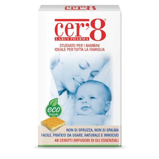 CER'8 CUSCINETTO CEROTTO ANTIZANZARE OLI ESSENZIALI 48PZ