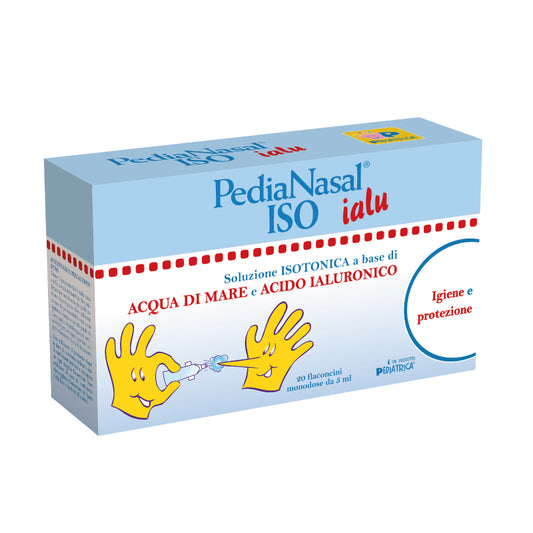 Pediatrica Pedianasal ISO ialu Soluzione isotonica per l'igiene nasale, 20 flaconcini da 5 ml