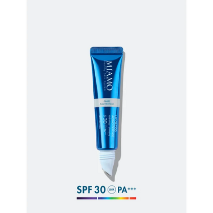 MIAMO LIP GLOSS GLASS 15ML - Idratante con Protezione SPF30+ GUSTO MENTA