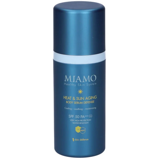 Miamo Skin Defense - Heat & Sun Aging Body Serum Defense Siero Solare Corpo SPF50 PA+++, 100ml