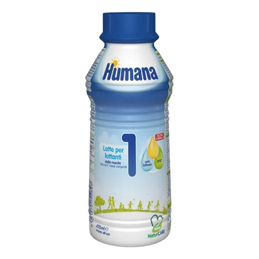 HUMANA 1  LIQUIDO 5HMO LATTE BOTTIGLIA 470ML