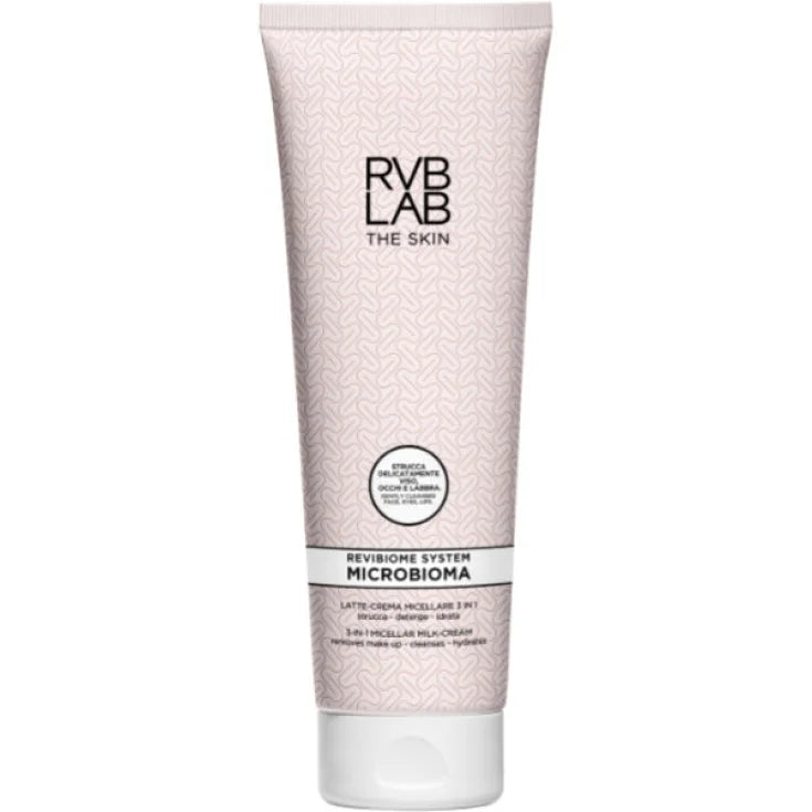 RVB LAB Latte Crema Micellare 3 in 1 Microbioma - Strucca Deterge Idrata 250ml