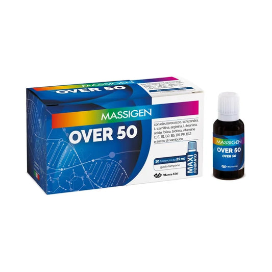 MASSIGEN OVER 50 10 FLACONCINI 25ML - GUSTO LAMPONE