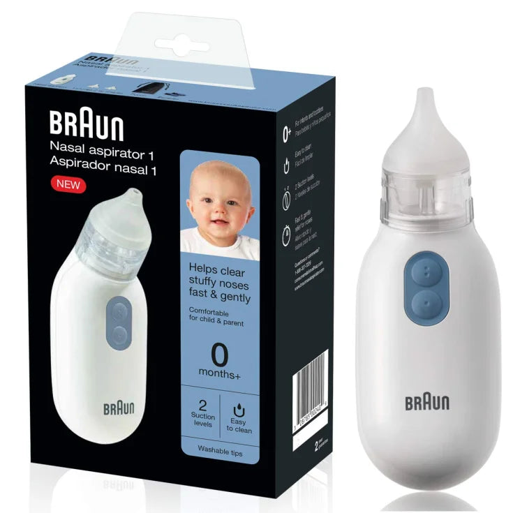 ASPIRATORE NASALE ELETTRICO BRAUN 1 DA 0 MESI