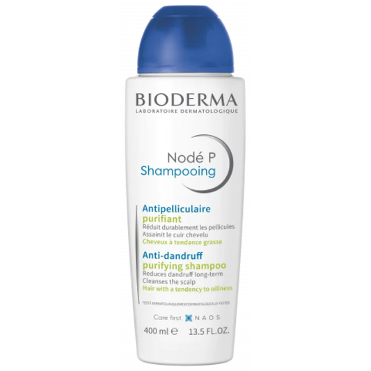 BIODERMA Nodé P Shampooing Purifiant Shampoo Dermatologico Antiforfora 400ml