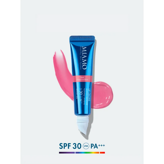MIAMO LIP GLOSS PINK 15ML - Idratante con Protezione SPF30+ GUSTO DRAGON FRUIT