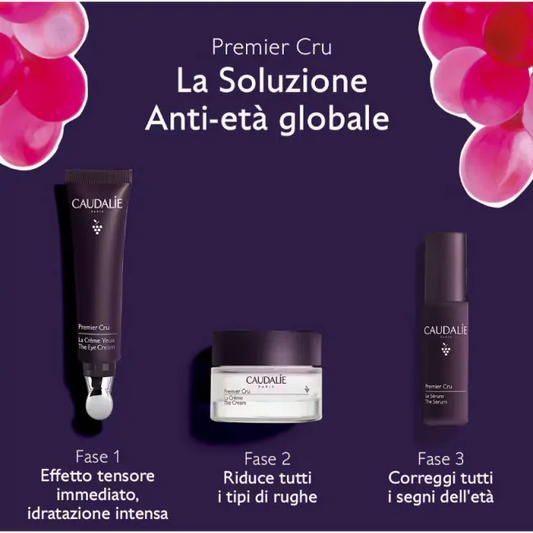 CAUDALIE Cofanetto Anti-età Premier Cru CONTORNO OCCHI + SIERO + CREMA VISO