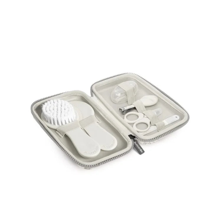 SUAVINEX Set Manicure Grigio Perla - SPAZZOLA PETTINE SPAZZOLINO MANICURE