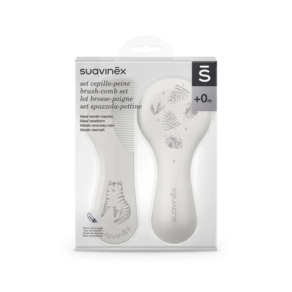 SUAVINEX Set spazzola-pettine - Per la cura di ogni giorno BIANCO/AVORIO