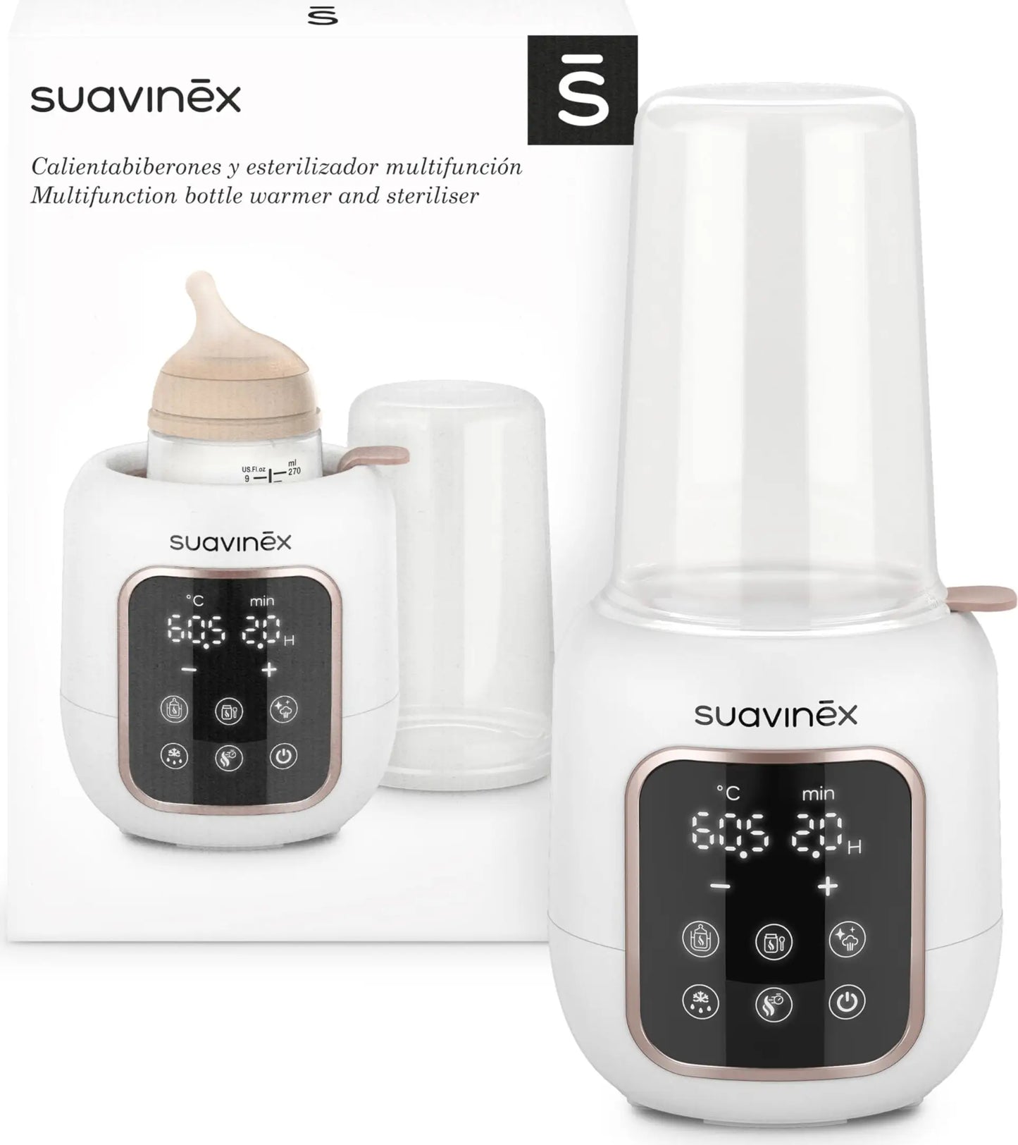 SUAVINEX Scaldabiberon e Sterilizzatore Multifunzione 5 in 1