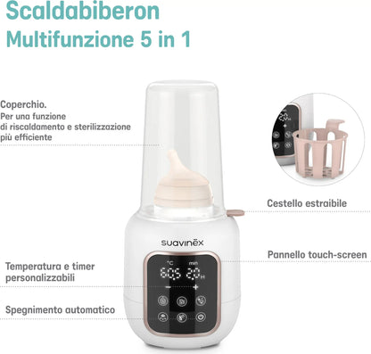 SUAVINEX Scaldabiberon e Sterilizzatore Multifunzione 5 in 1