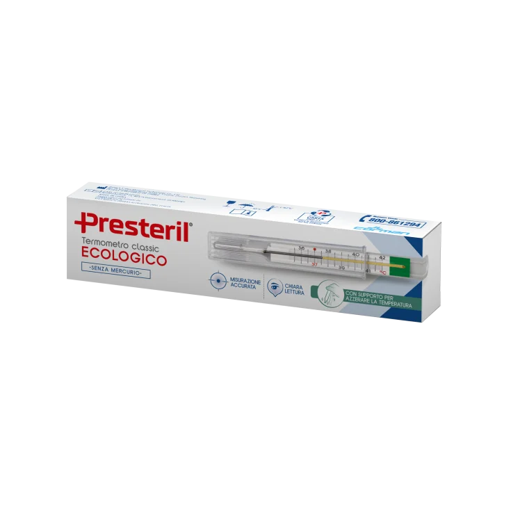 TERMOMETRO CLASSICO Ecologico Presteril Classico - Senza Mercurio