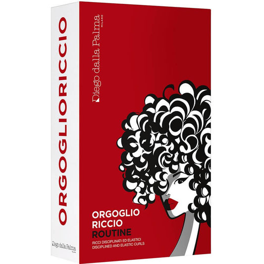 Diego dalla Palma Cofanetto Orgoglioriccio Shampoo Capelli ricci 50 ml + Maschera 30 ml + Siero 150 ml + Crema 150 ml