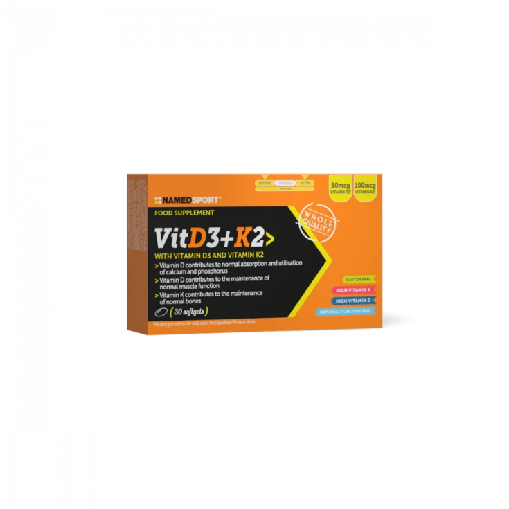 INTEGRATORE NAMED VITAMINA D3+K2 30 SOFTGELS